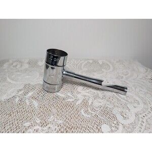 National Silver Cavalier Italy Chrome Bar Caddie 2-oz Jigger Opener Corkscrew